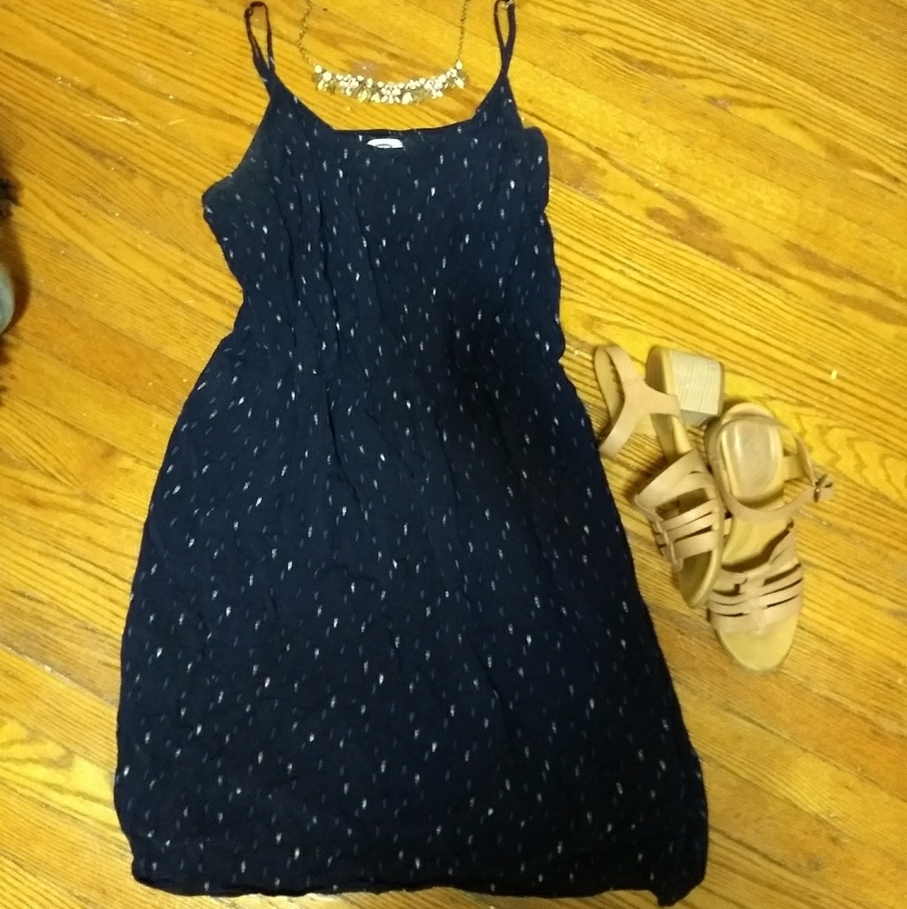 Flirty Navy Blue Sundress